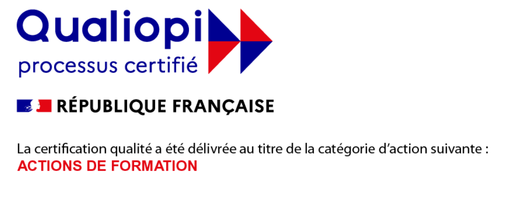 Qualiopi — Processus certifié — République Française — Actions de Formation
